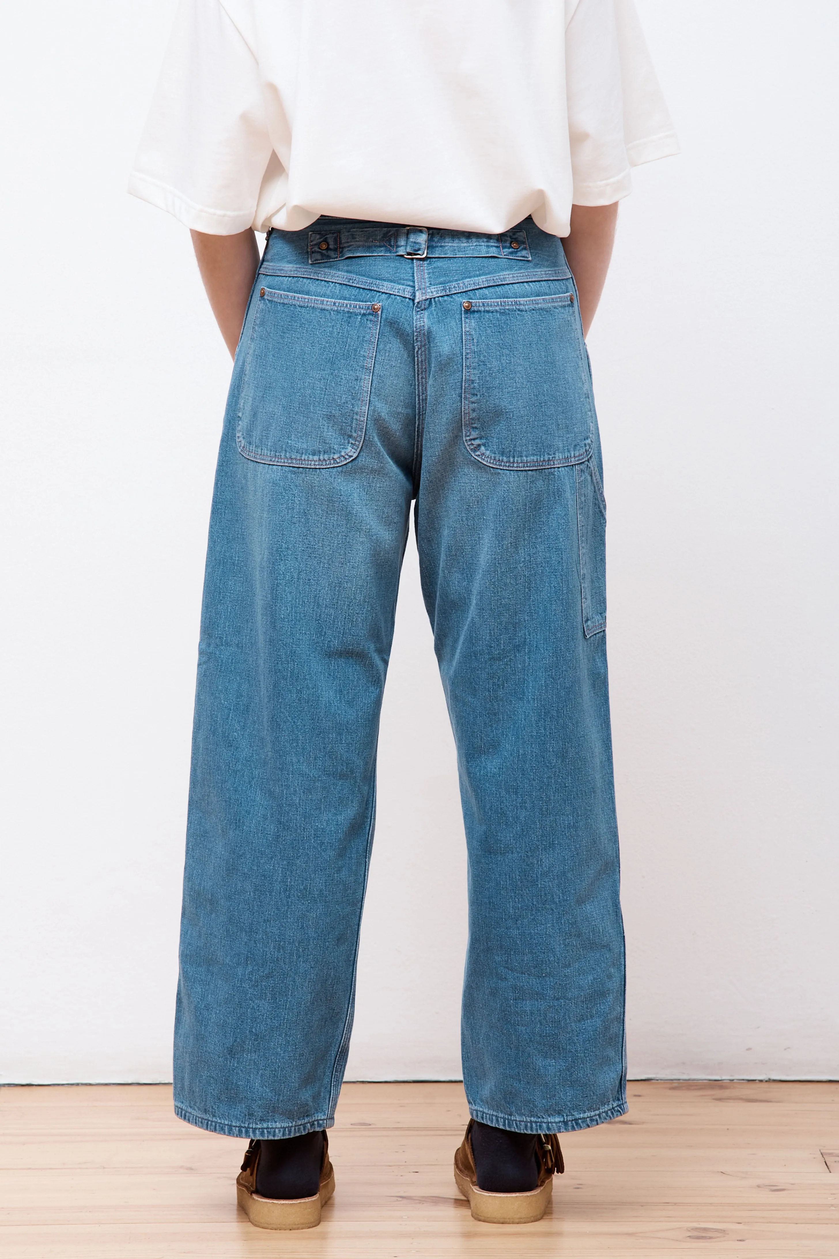 1930's Painter Pants Used Wash Denim Used