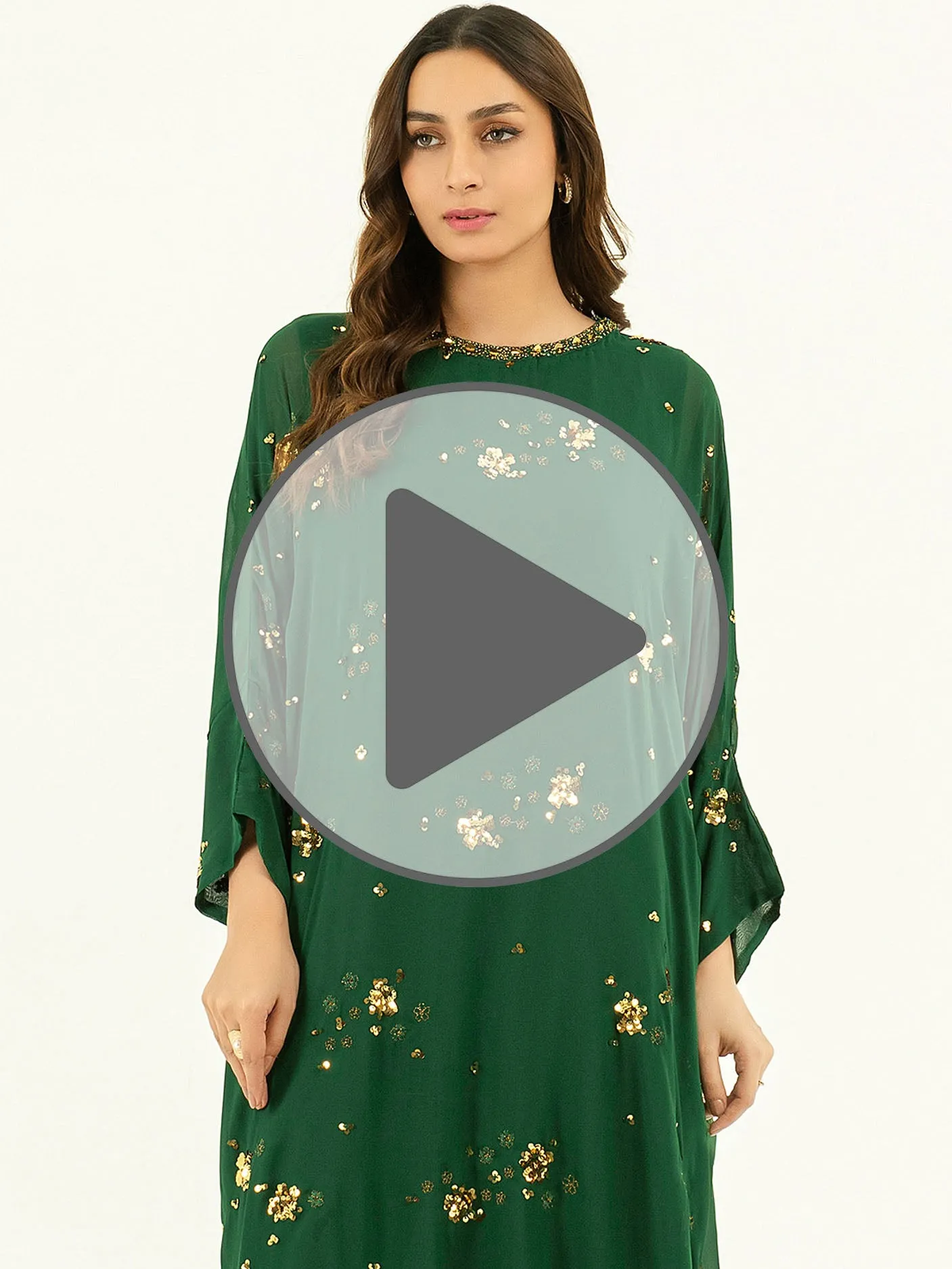 2 Piece Chiffon Suit-Embroidered (Pret)