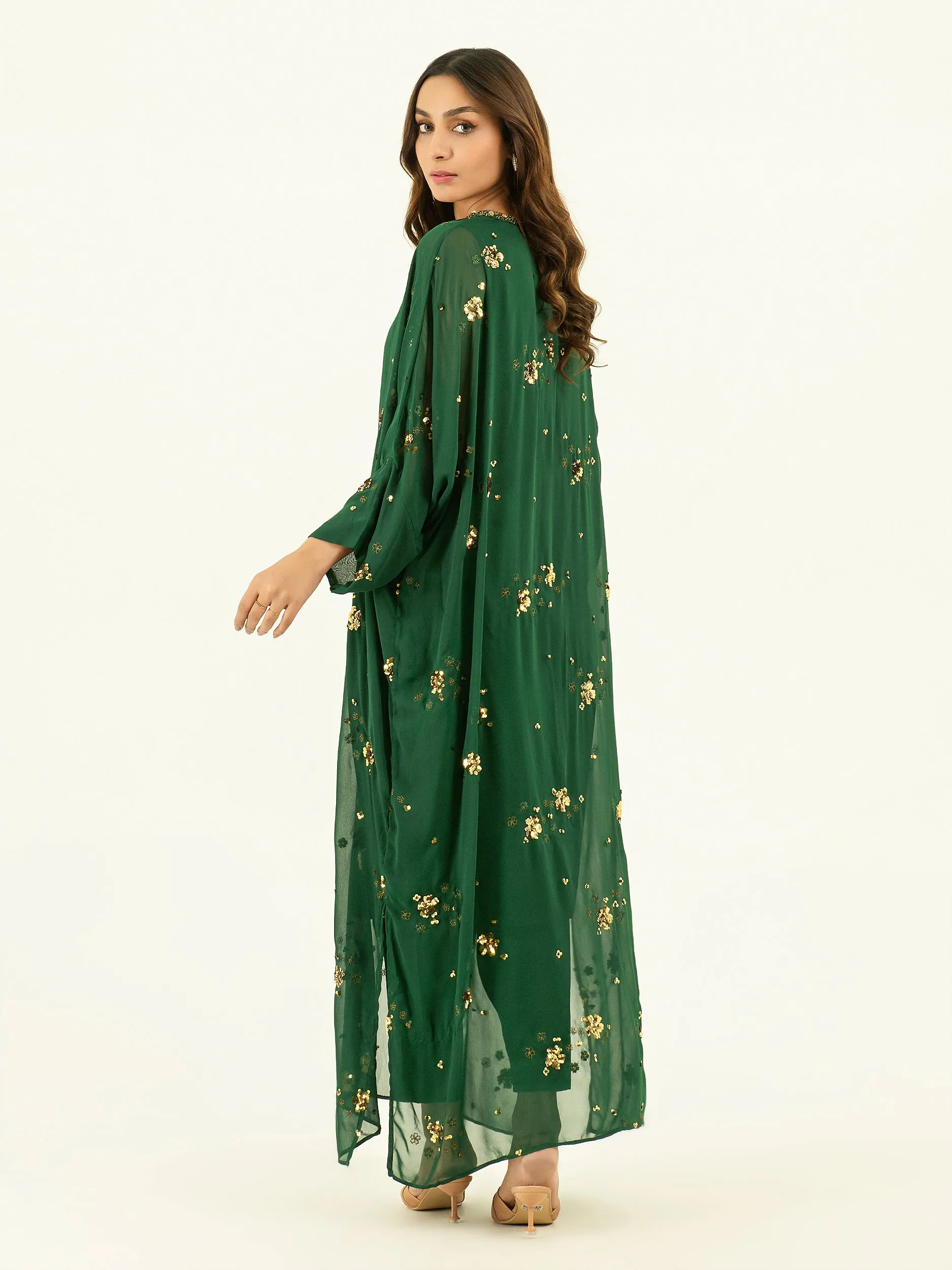 2 Piece Chiffon Suit-Embroidered (Pret)