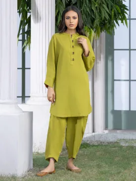 2 Piece Khaddar Suit-Dyed (Pret)