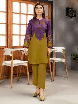 2 Piece Khaddar Suit-Printed (Unstitched)