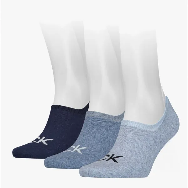 3 Pack Logo Mens Socks Denim Combo