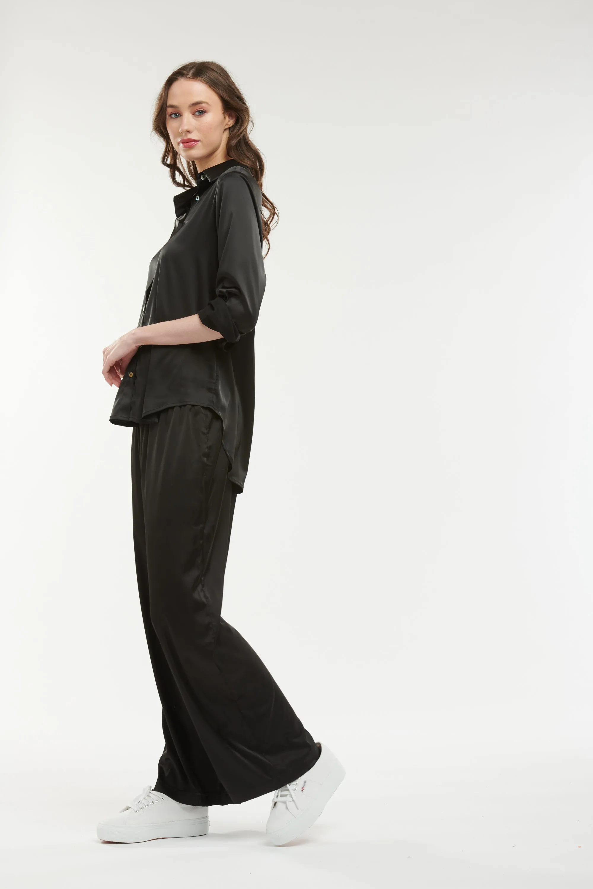 365 Days - Satin Lounge Pant - Black