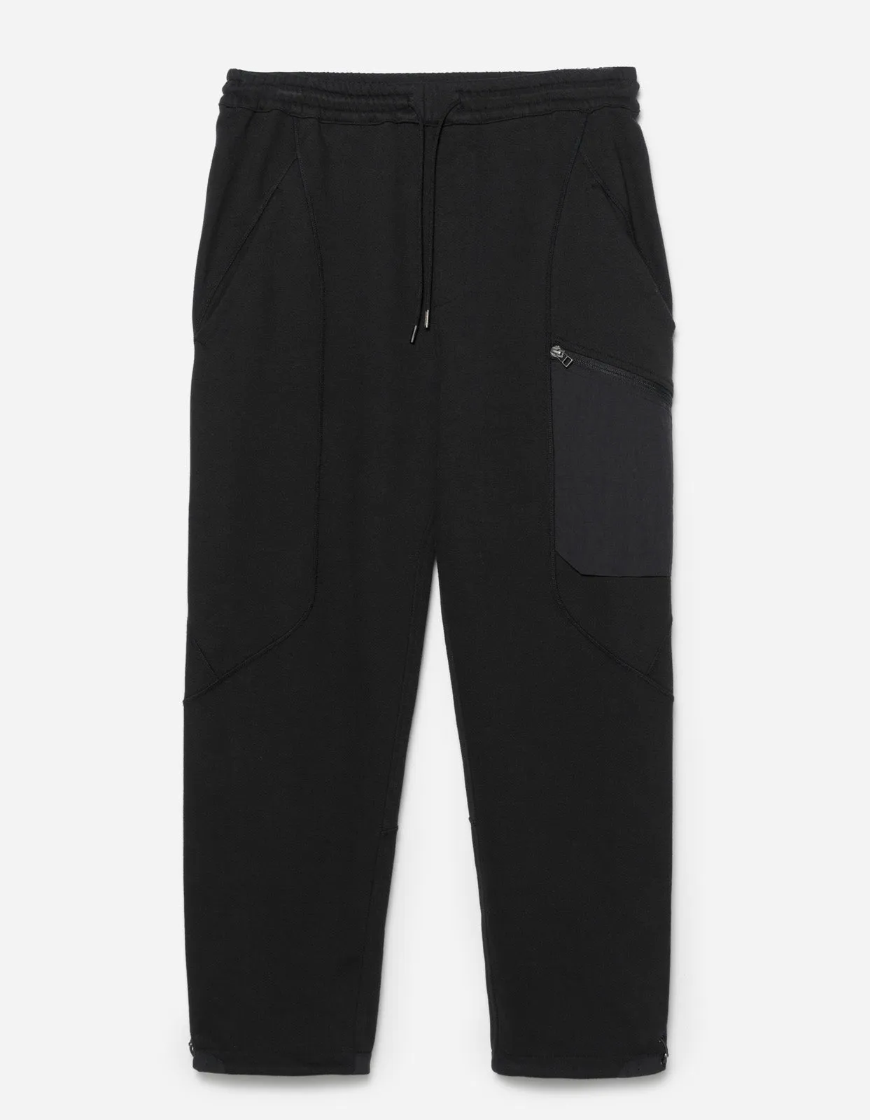 5286 Articulated Tech Cargo Sweatpants Black