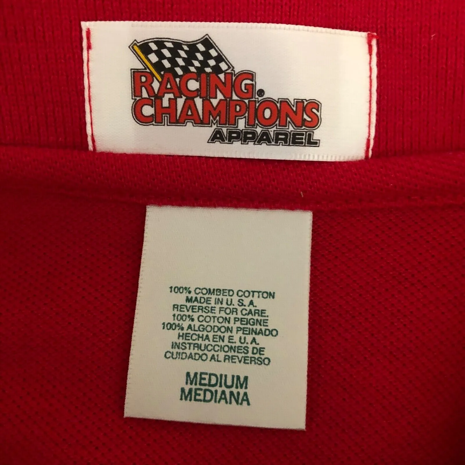 #94 Nascar Mcdonalds Bill Elliott Mens Polo Shirt Apparel Med by Racing Champions