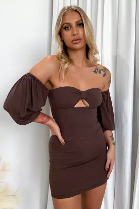 Abby Dress - Brown