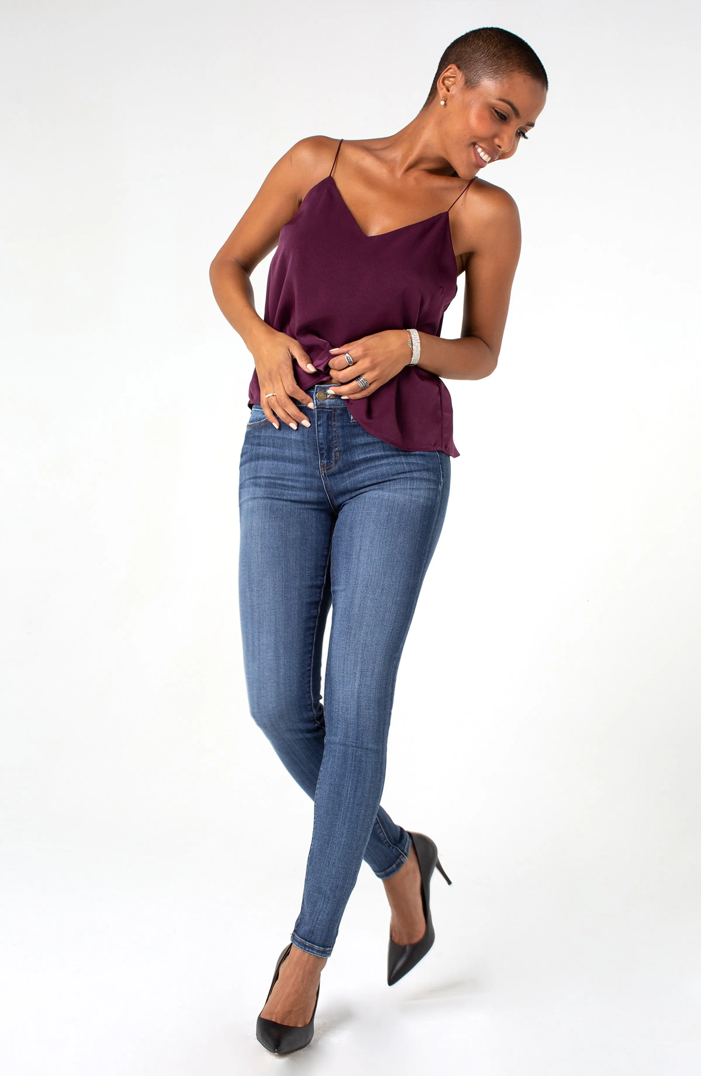 ABBY SKINNY HIGH PERFORMANCE ECO DENIM