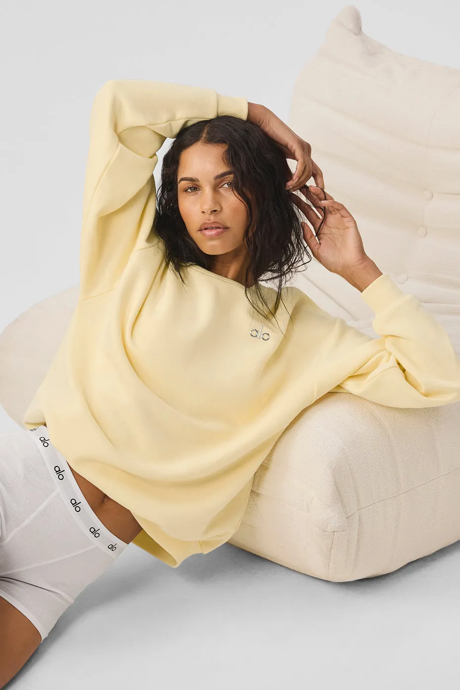 Accolade Crew Neck Pullover - Lemon Ice