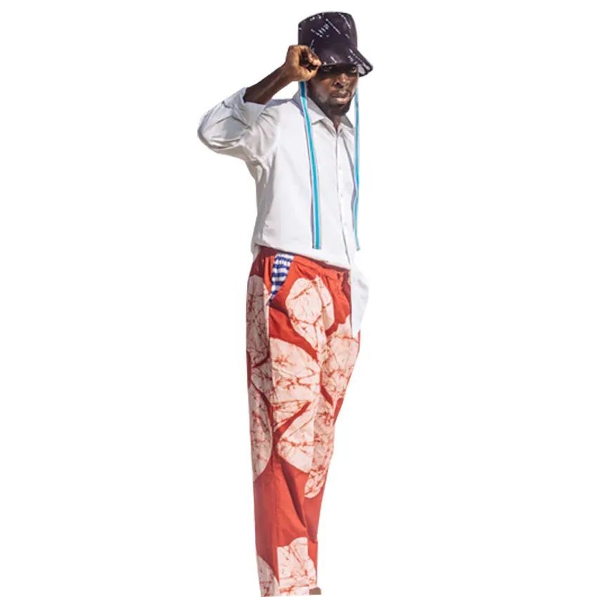 AGA CULTURE Abe Floral Draw String Trousers