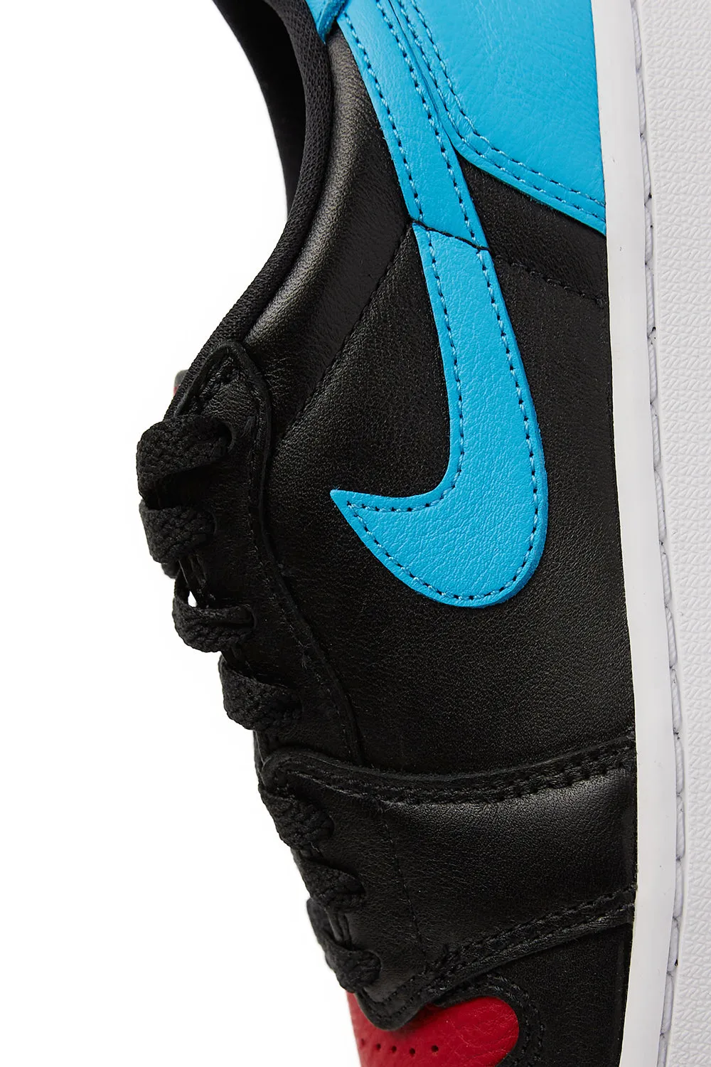 Air Jordan Womens 1 Low OG 'Black/Dark Powder Blue'