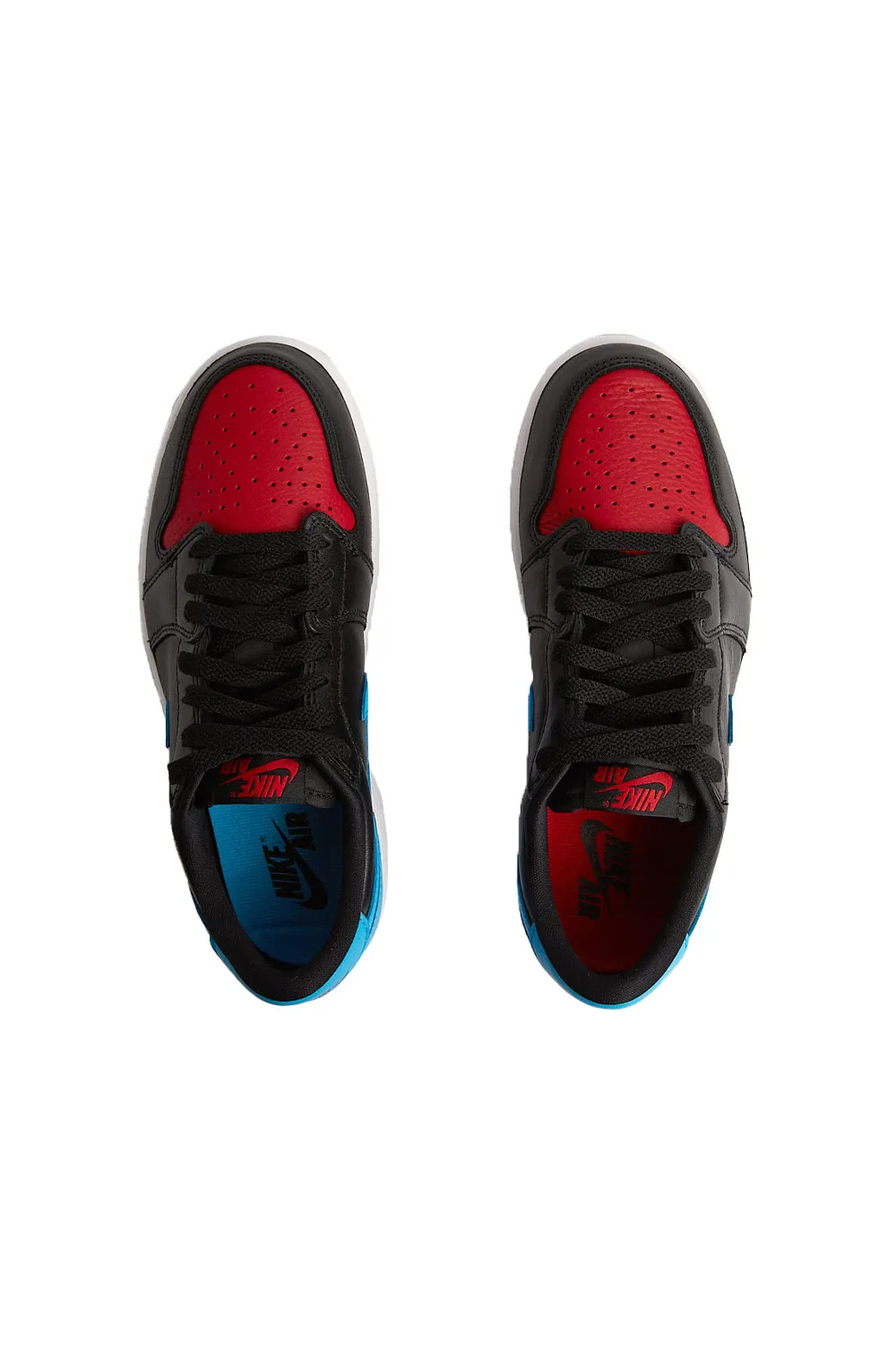 Air Jordan Womens 1 Low OG 'Black/Dark Powder Blue'