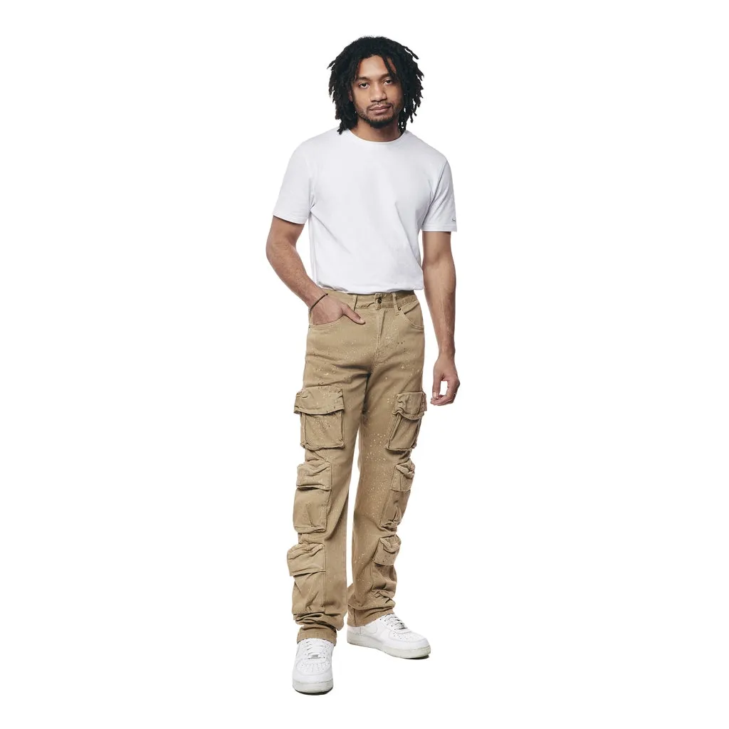 Airbrushed & Heavy Splattered Twill Pants - Cortado