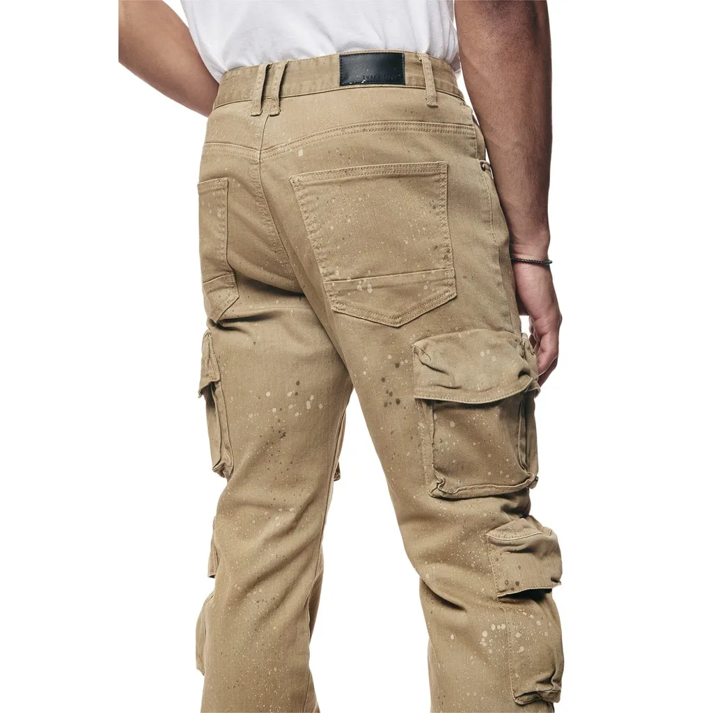 Airbrushed & Heavy Splattered Twill Pants - Cortado