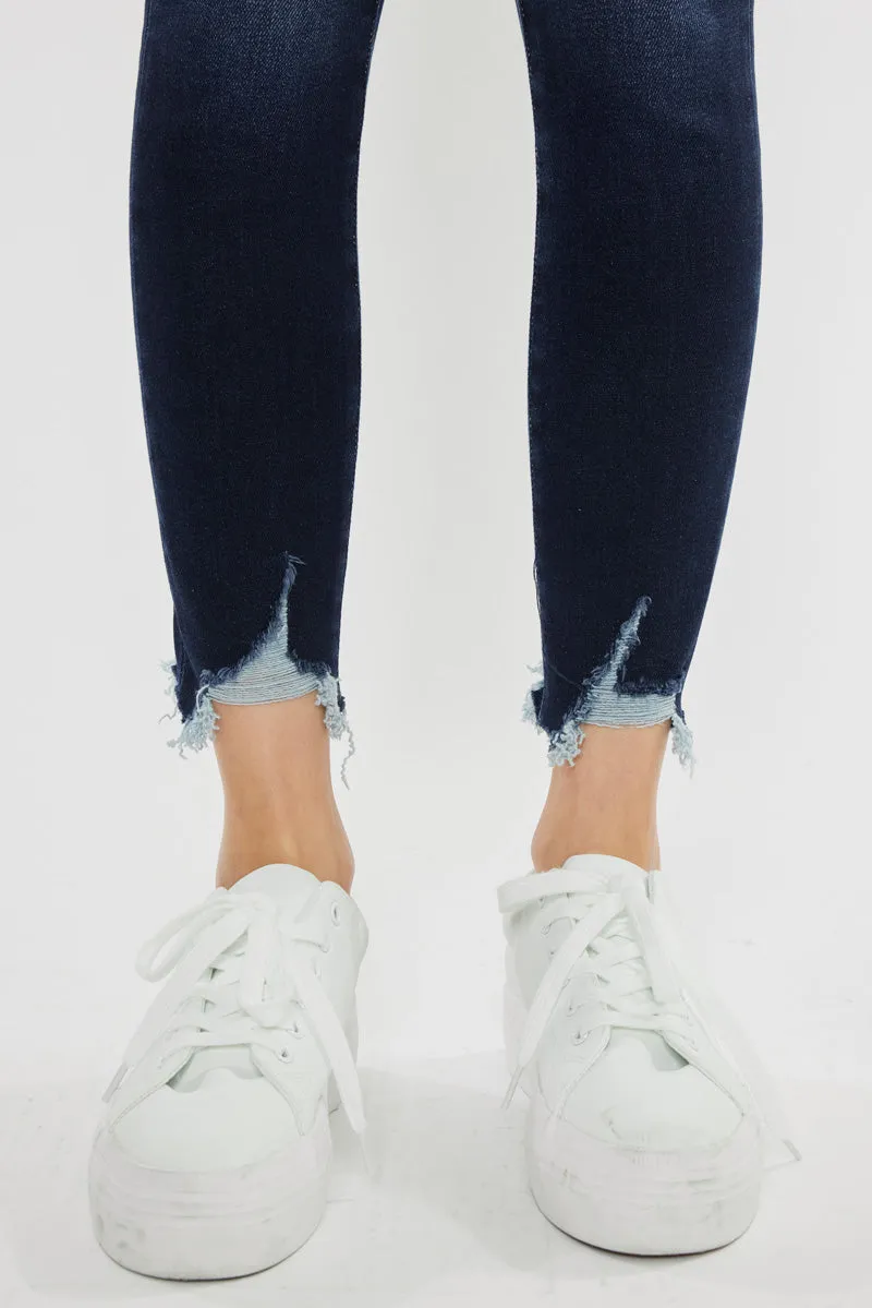 Aiya High Rise Ankle Skinny Jeans