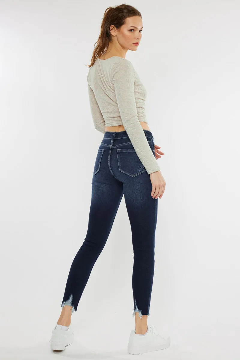 Aiya High Rise Ankle Skinny Jeans