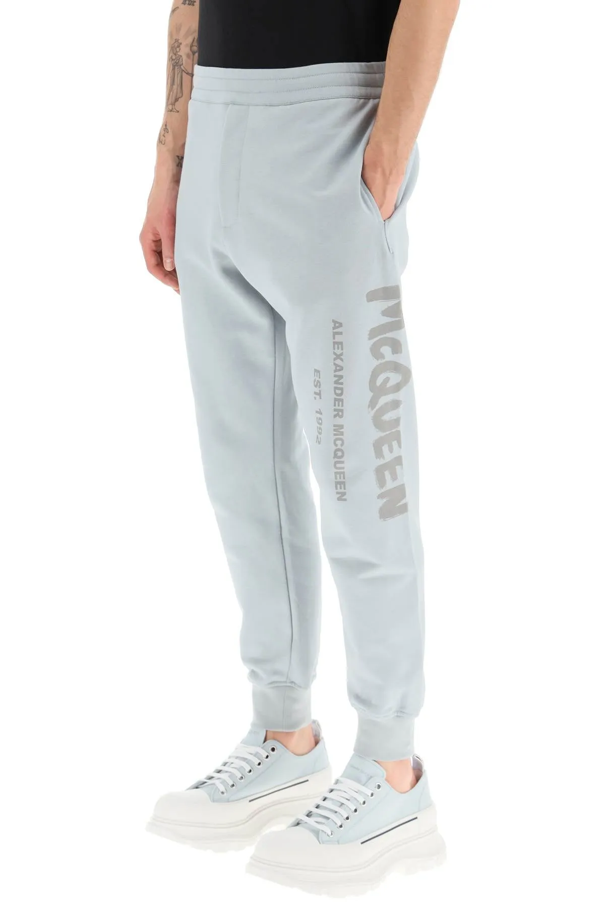 Alexander Mcqueen Mcqueen Graffiti Sweatpants (Size - M)