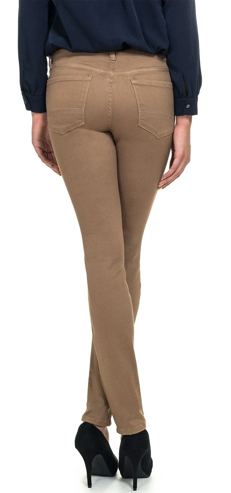 Alina Skinny Jeans Taupe Denim | Cappuccino