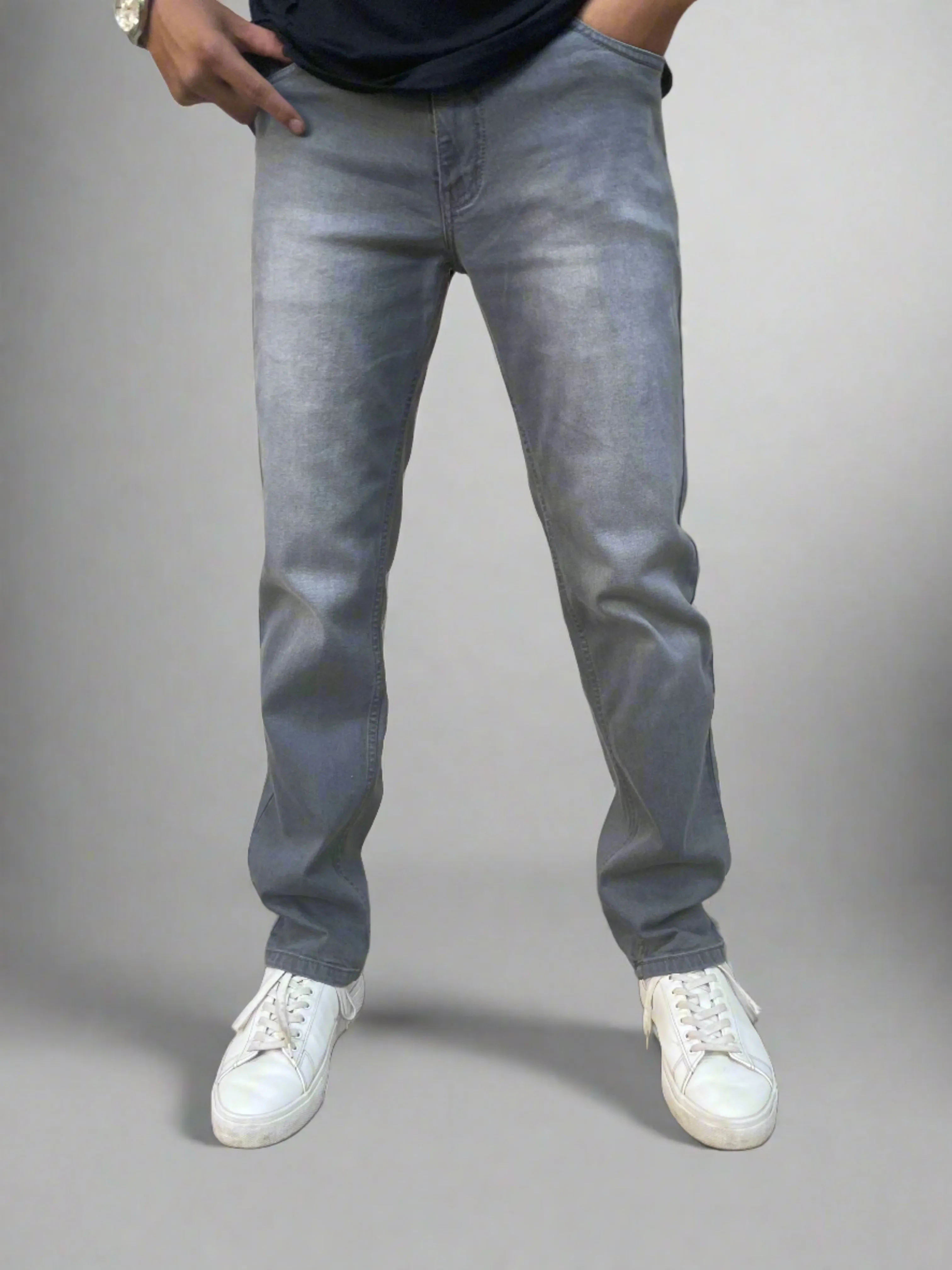 All Time Classic Wash Relaxed Straight Leg Jeans