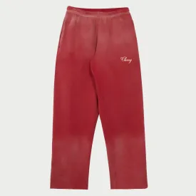 American Classic Raw Sweatpants (Cardinal)