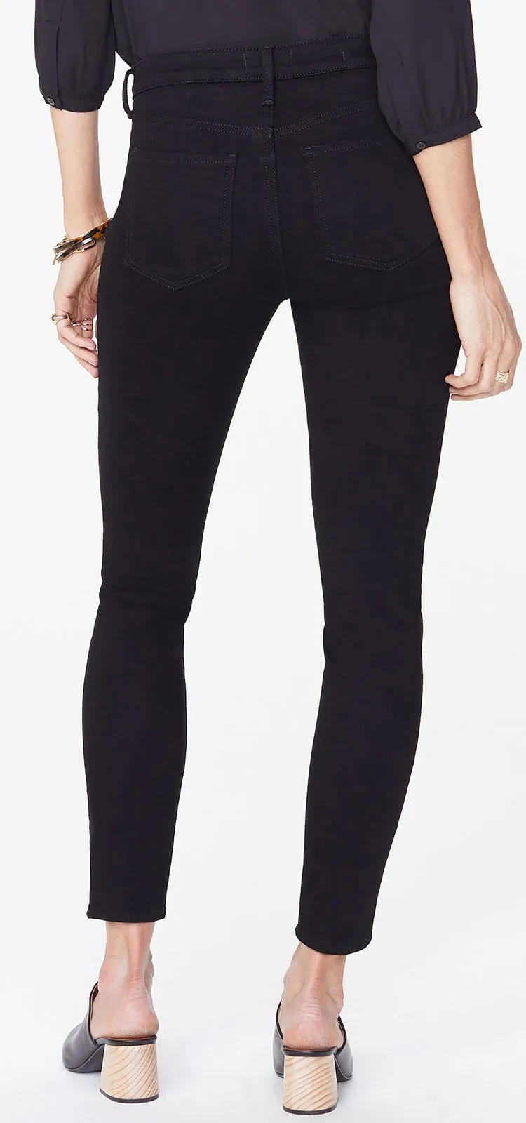 Ami Skinny Jeans Zwart Premium Denim (Tall) | Black