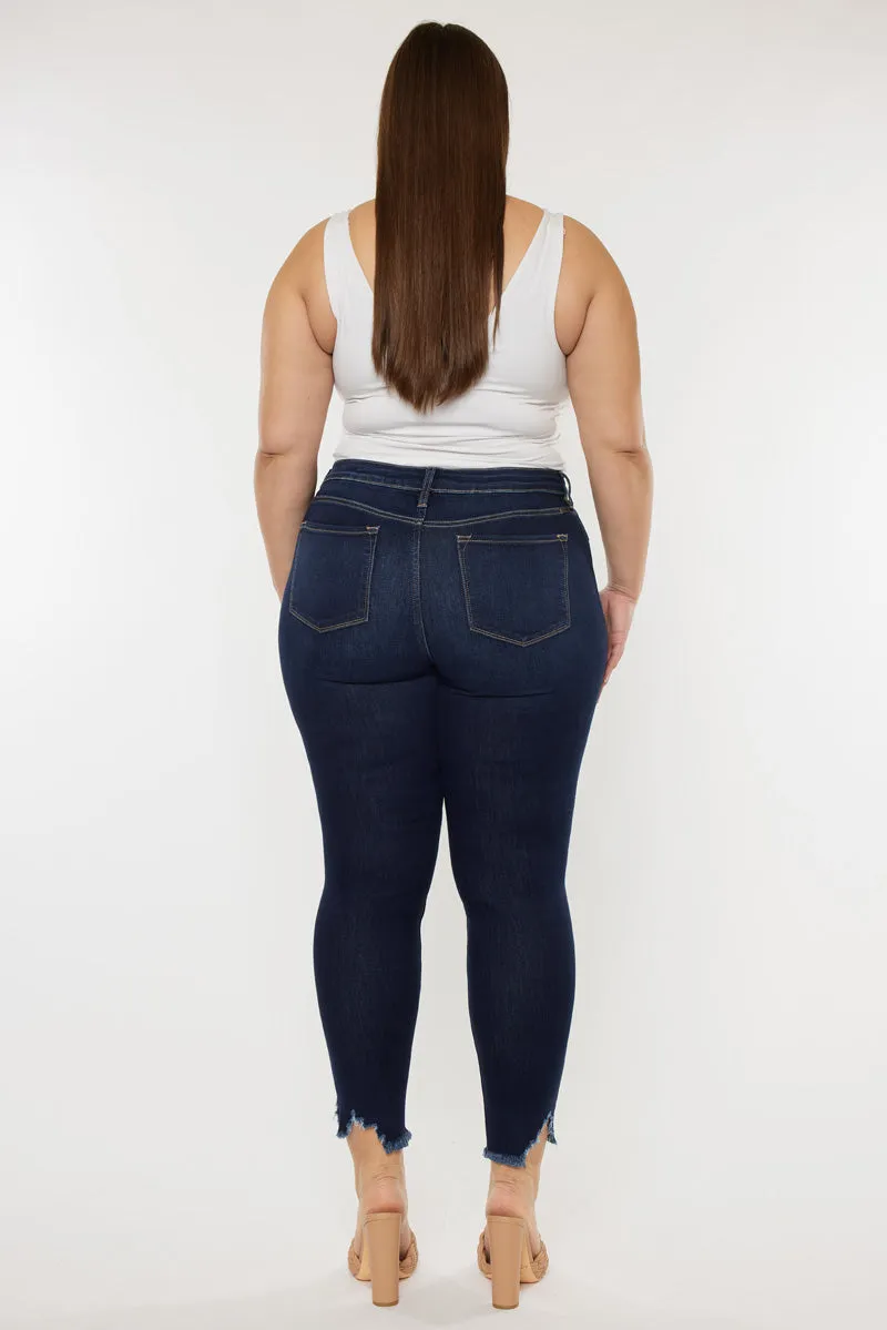 Ani High Rise Ankle Skinny Jeans (Plus Size)