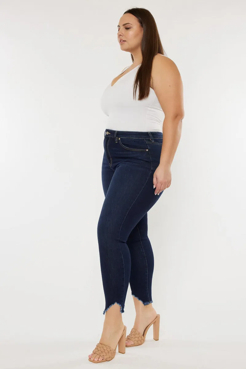 Ani High Rise Ankle Skinny Jeans (Plus Size)