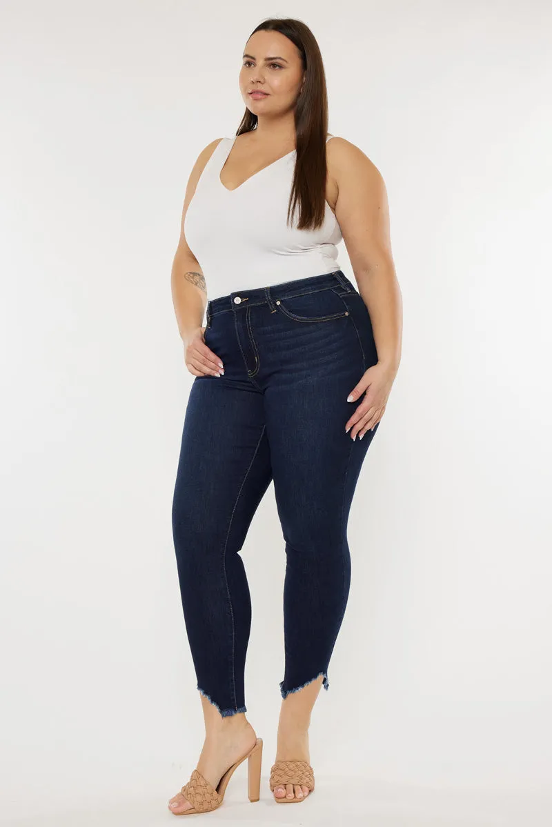 Ani High Rise Ankle Skinny Jeans (Plus Size)