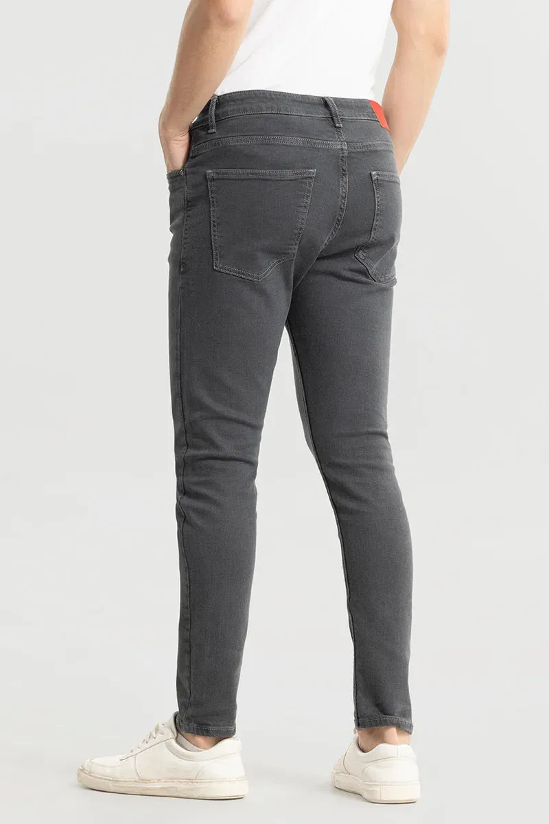 Ashen Dark Grey Skinny Jeans