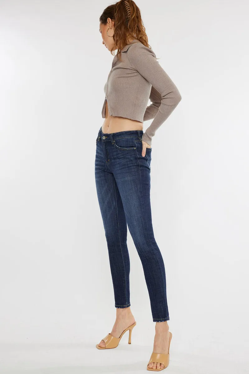 Ashlyn Mid Rise Super Skinny Jeans