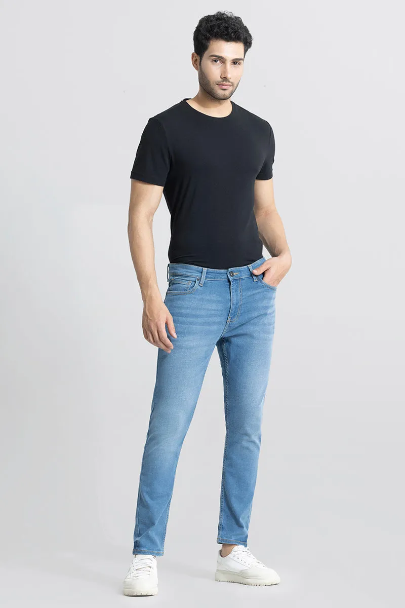 Asmodeus Sky Blue Skinny Fit Jeans