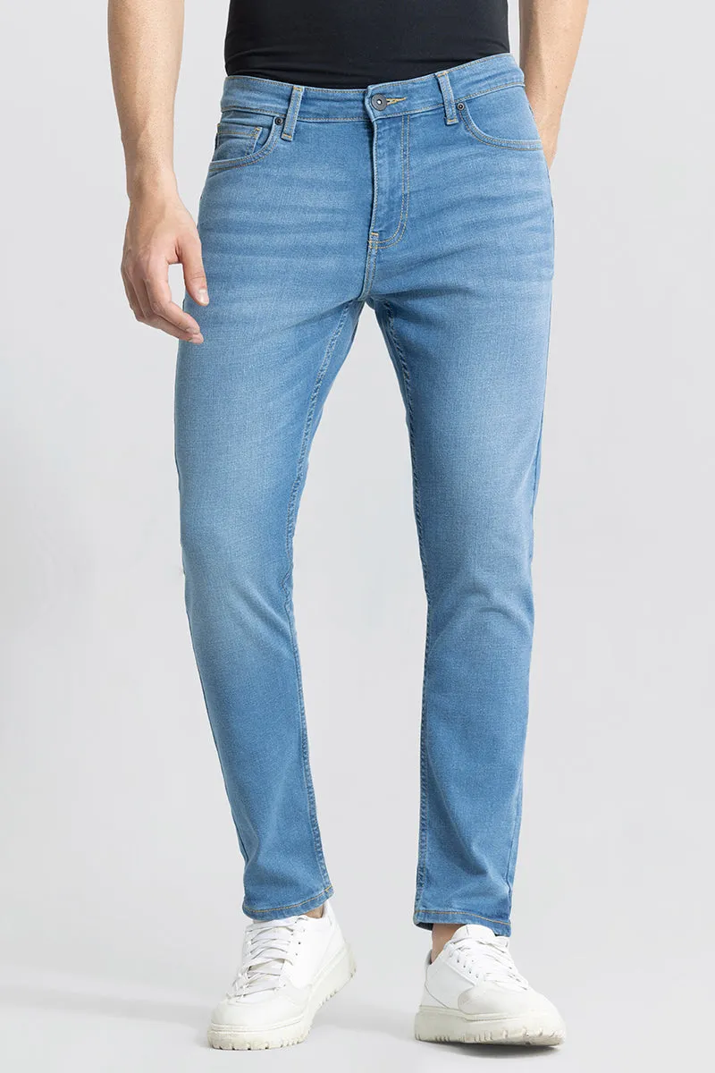 Asmodeus Sky Blue Skinny Fit Jeans