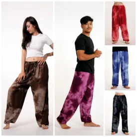 Assorted set of 10 Unisex Tie Dye Drawstring Yoga Massage Pants