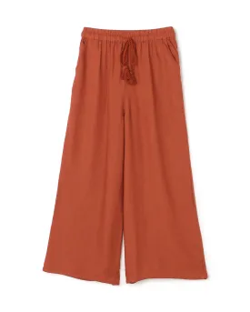 Ats Tassel Cotton Linen Culotte