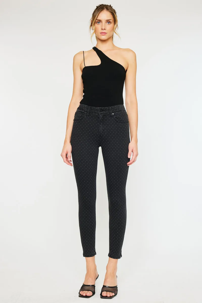 Avrielle High Rise Ankle Skinny Jeans