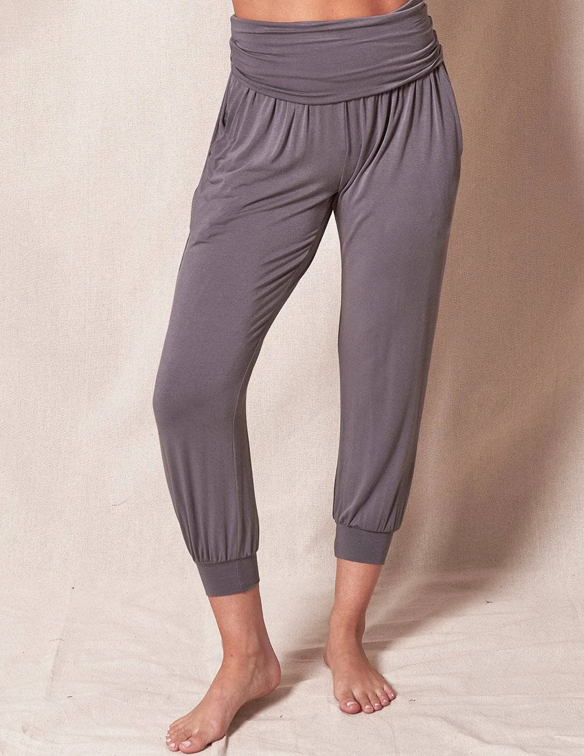 Bamboo Harem Jogger Pants - Rust Large and XL Only