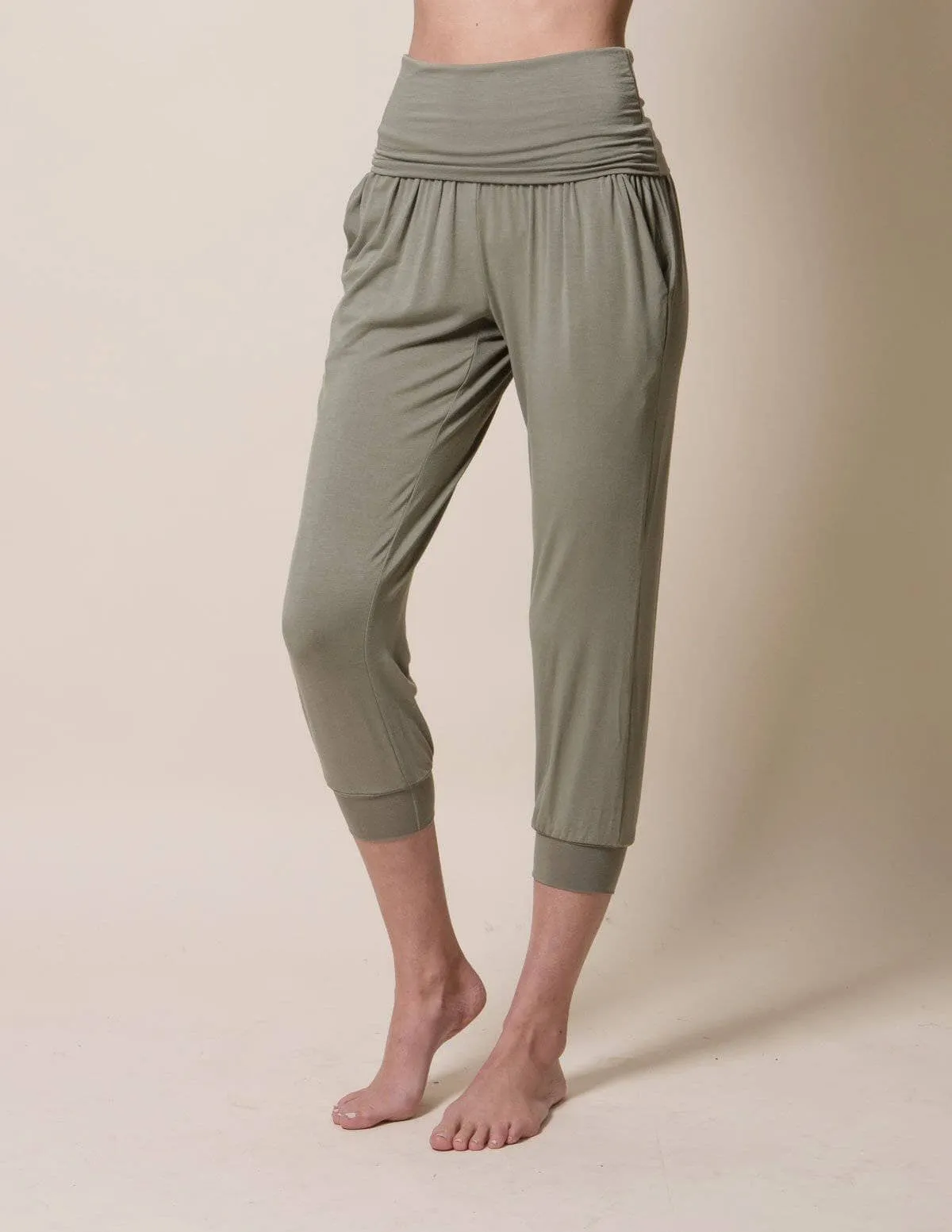 Bamboo Harem Jogger Pants - Rust Large and XL Only