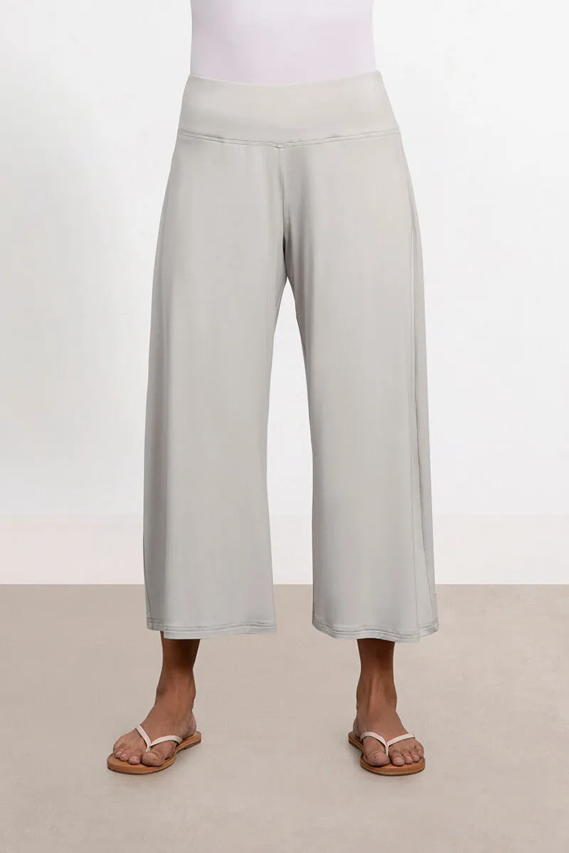 Bamboo Wide Leg Crop | Chino