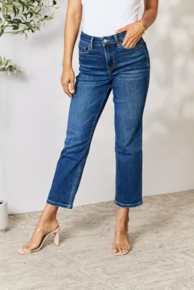 BAYEAS Cropped Straight Jeans