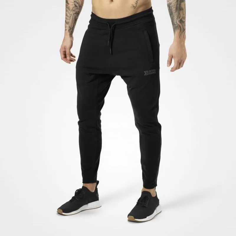 Better Bodies Harlem Zip Pants - Black