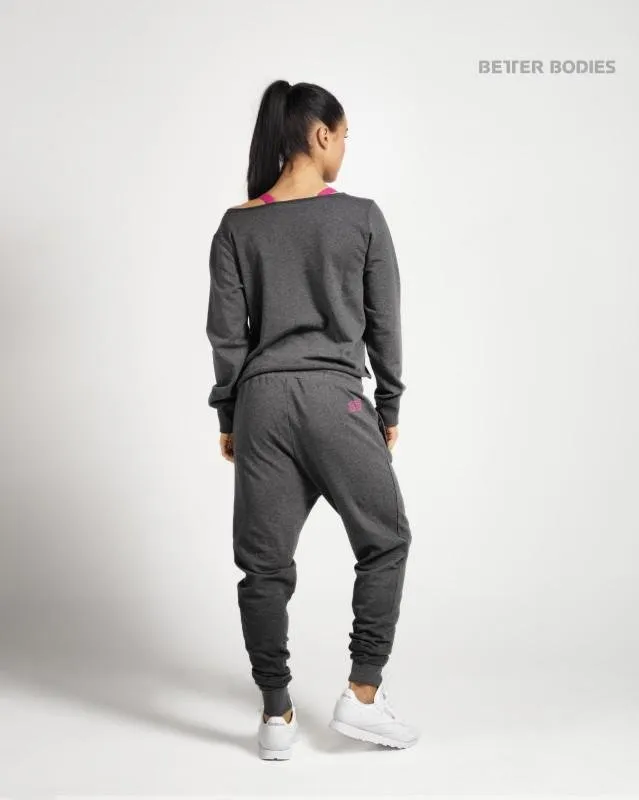 Better Bodies Jogger Sweatpants - Anthracite Melange