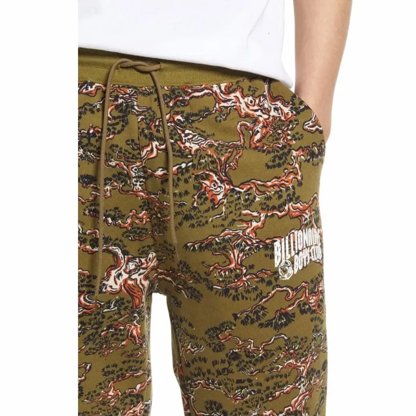 Billionaire Boys Club BB Camo Sweatpants (Olive Drab) 821-1101