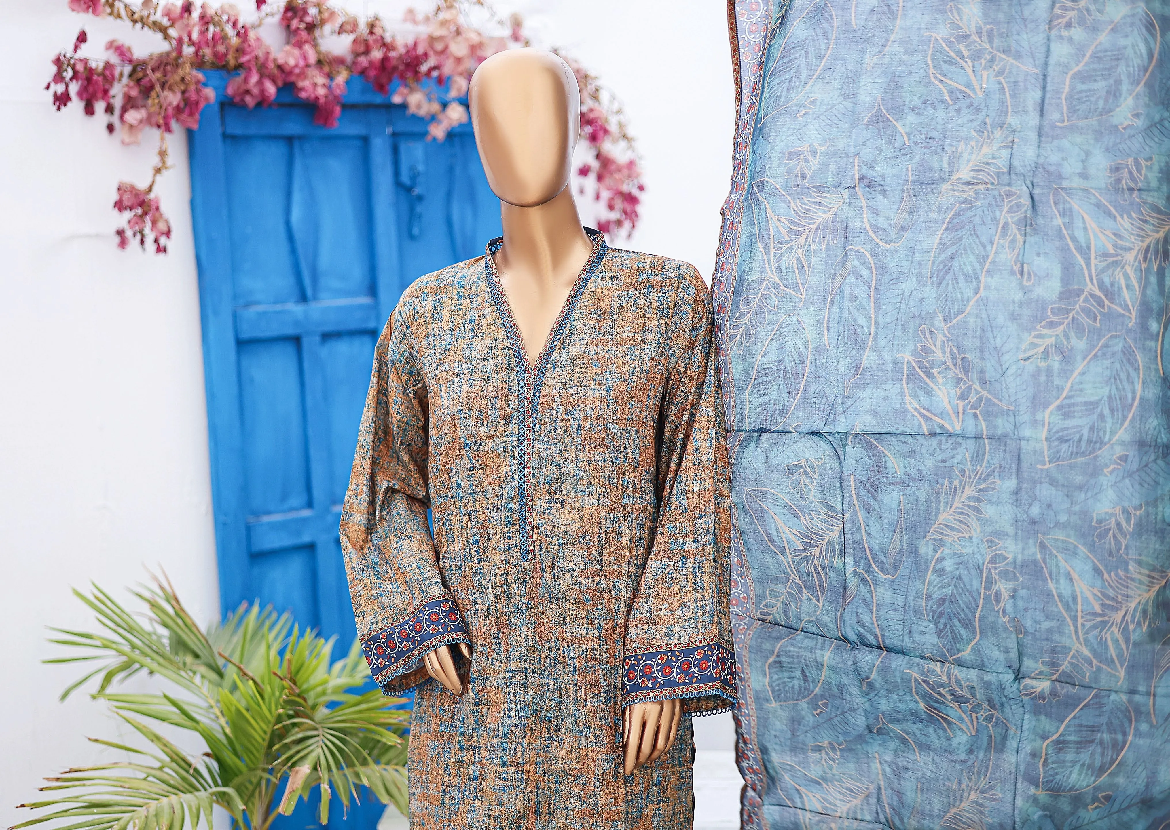 Bin Saeed Lawn 3 Piece Suit BIN169