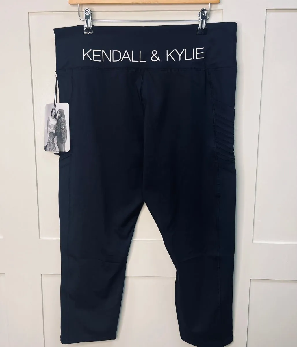 Black Kendall & Kylie High Waisted Leggings