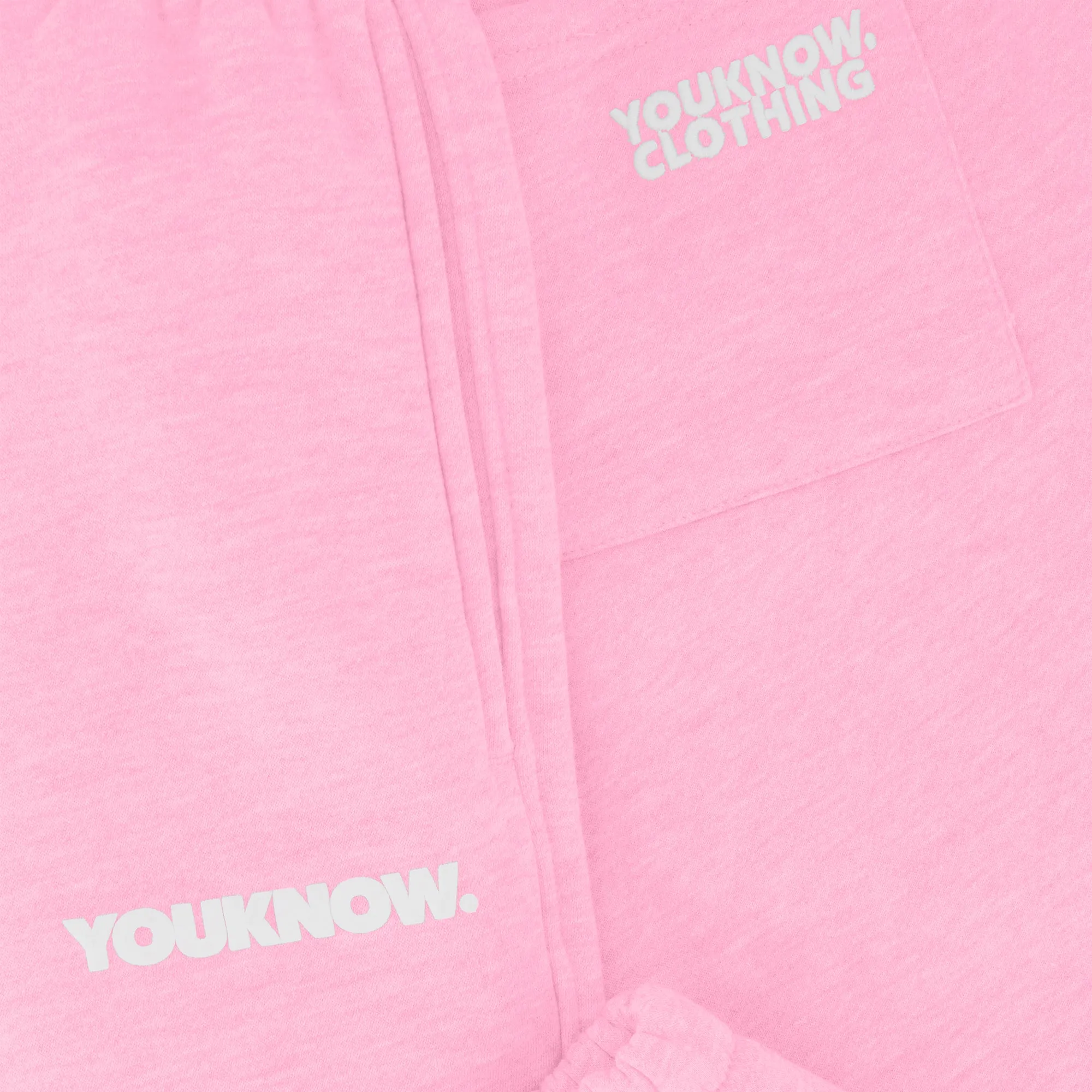 BLOCK CUFFED SWEATPANTS | PINK