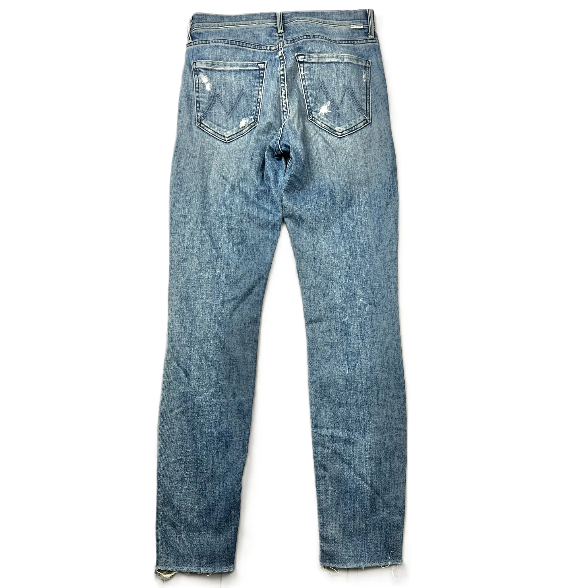 Blue Denim Jeans Skinny By Mother, Size: 4