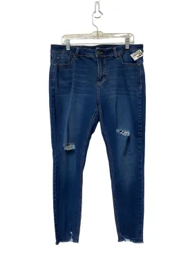 Blue Denim Jeans Skinny Dip, Size 18