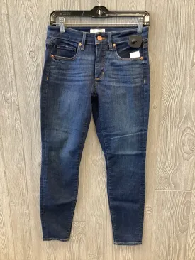 Blue Denim Jeans Skinny Loft, Size 0