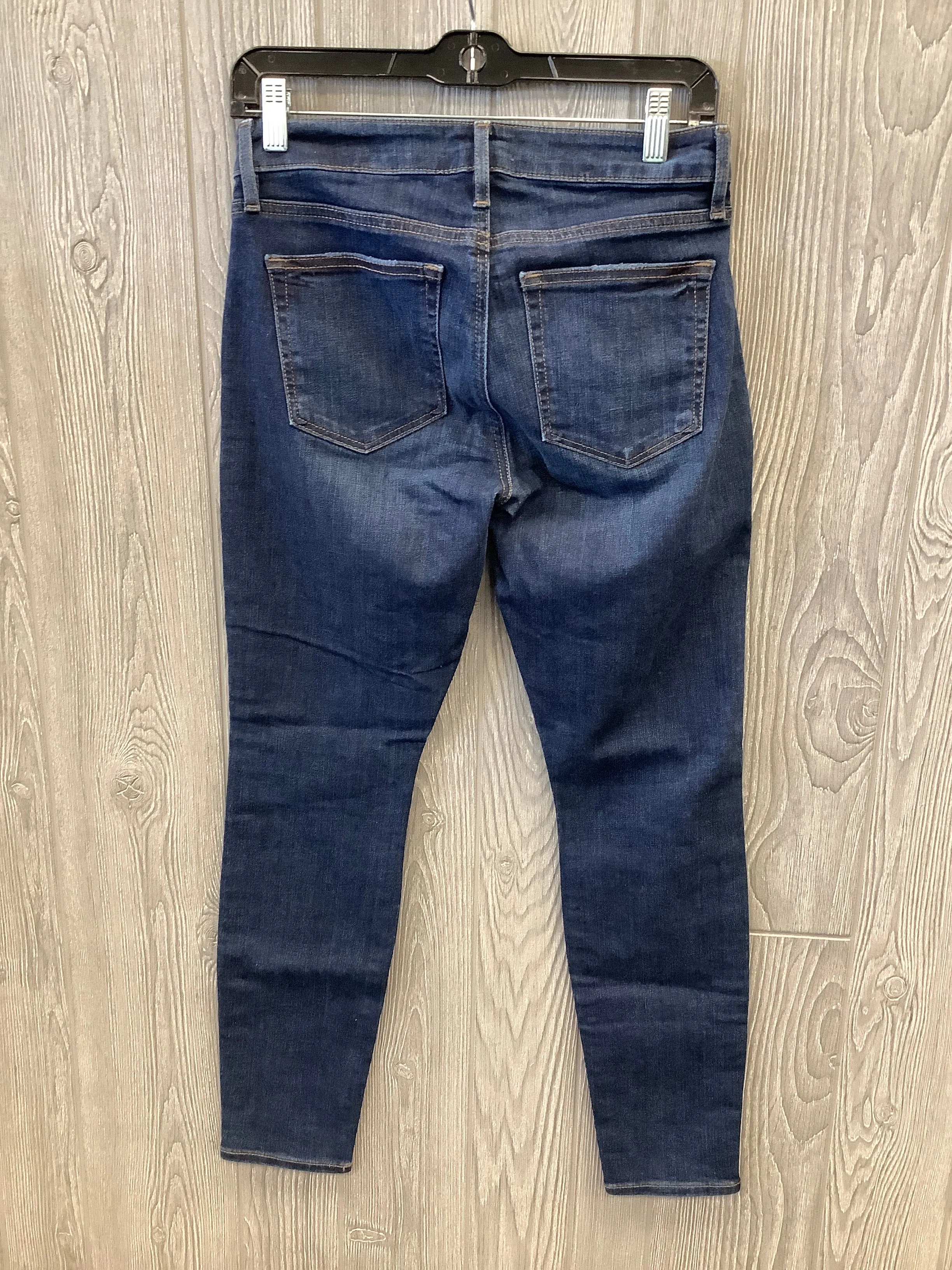 Blue Denim Jeans Skinny Loft, Size 0