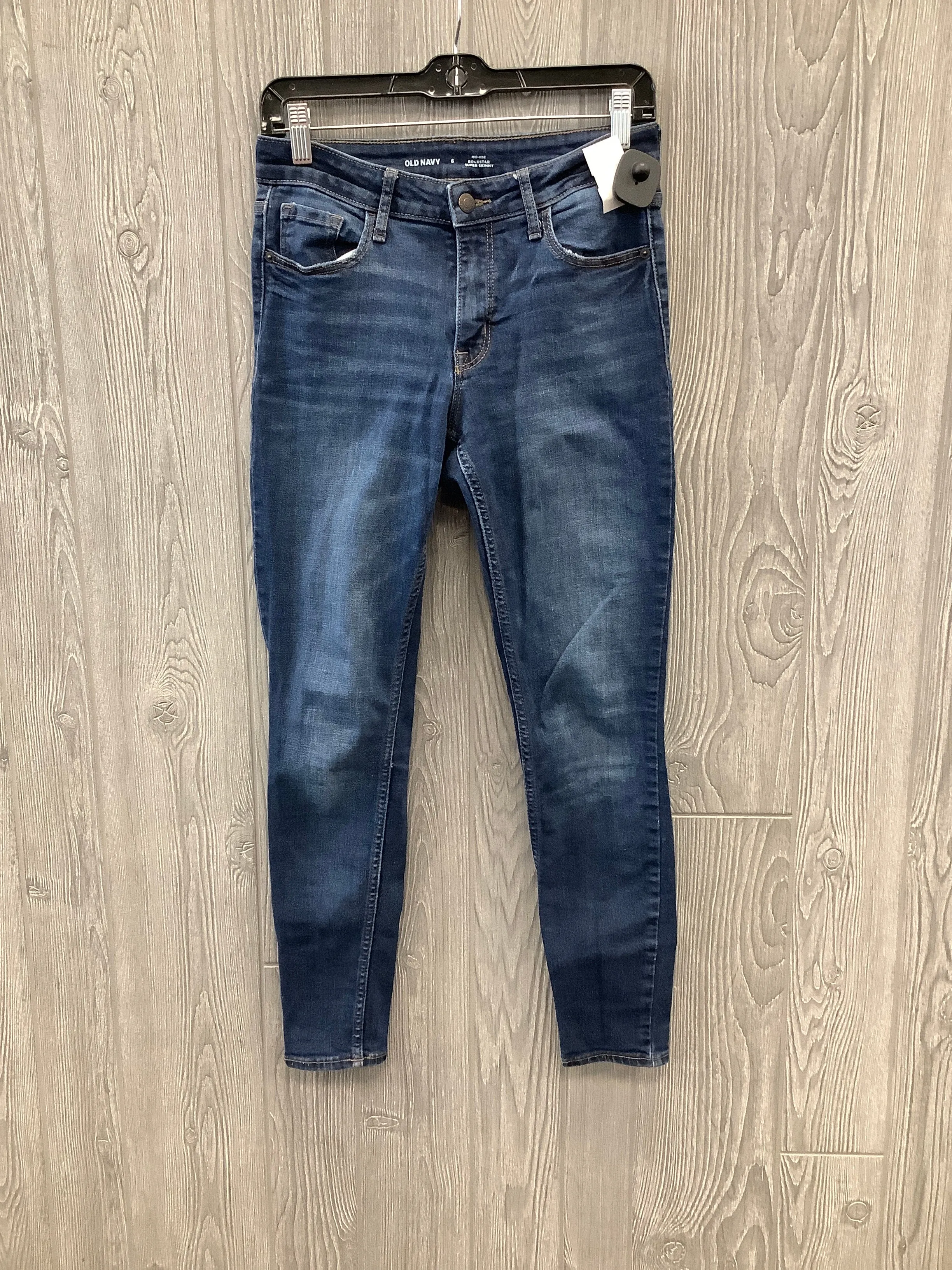 Blue Denim Jeans Skinny Old Navy, Size 6