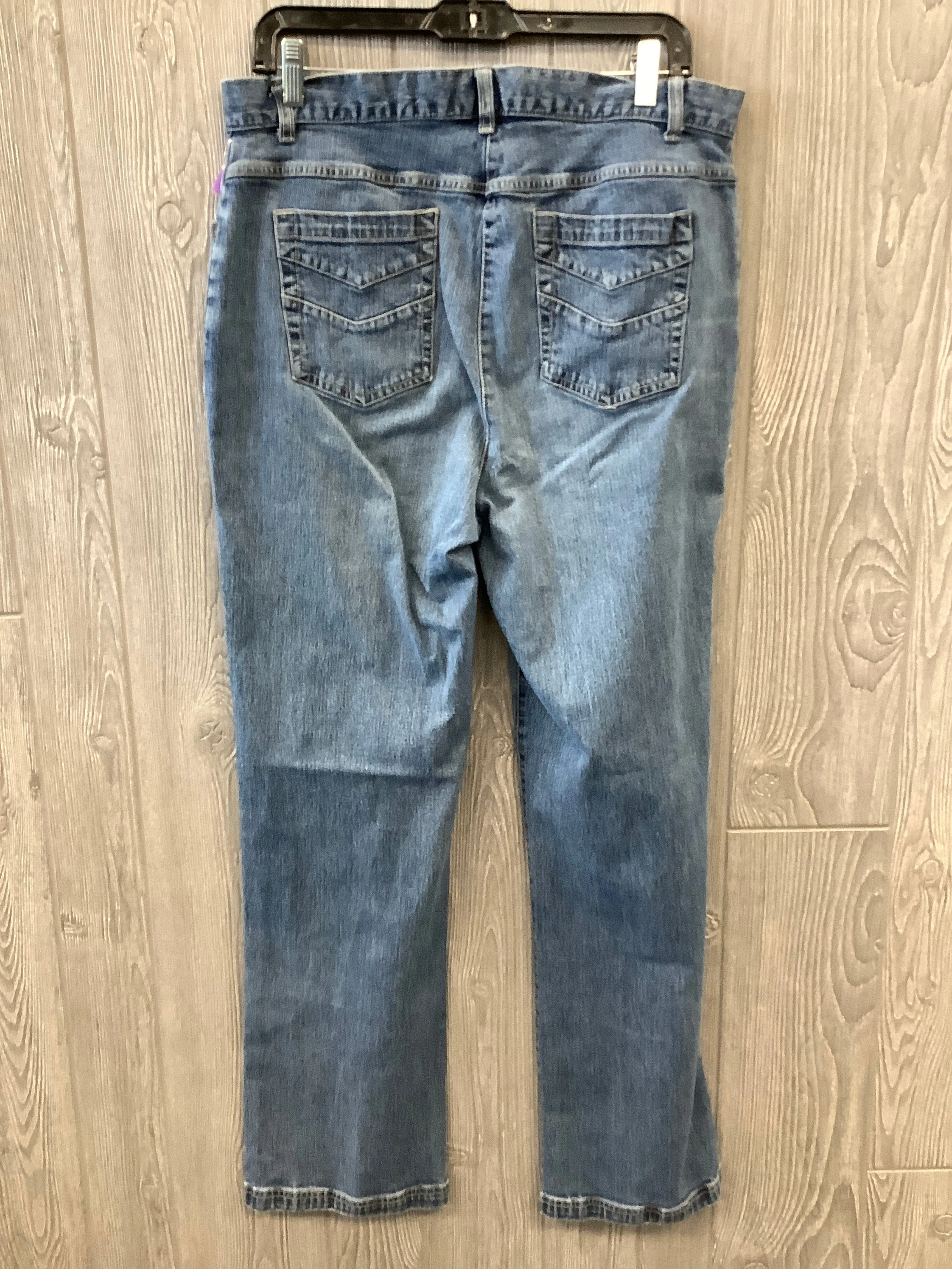 Blue Denim Jeans Straight Clothes Mentor, Size 14